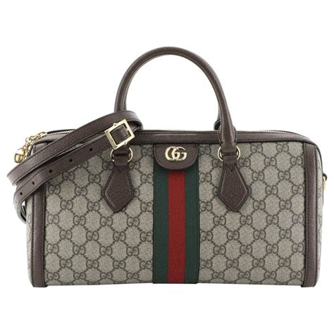 gucci vintage web boston bag sbn|Gucci ophidia Boston bag.